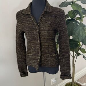PIAZZA SEMPIONE BUTTON FRONT CARDIGAN